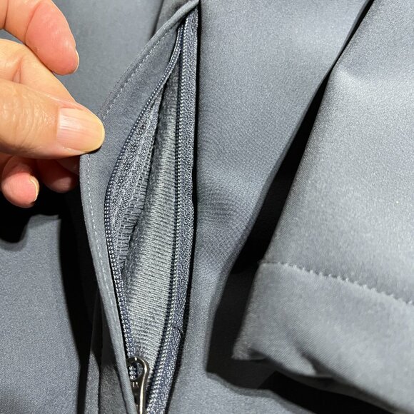 Gray Boys Size M Columbia Fall Jacket with Neon Green Zipper - Picture 9 of 16